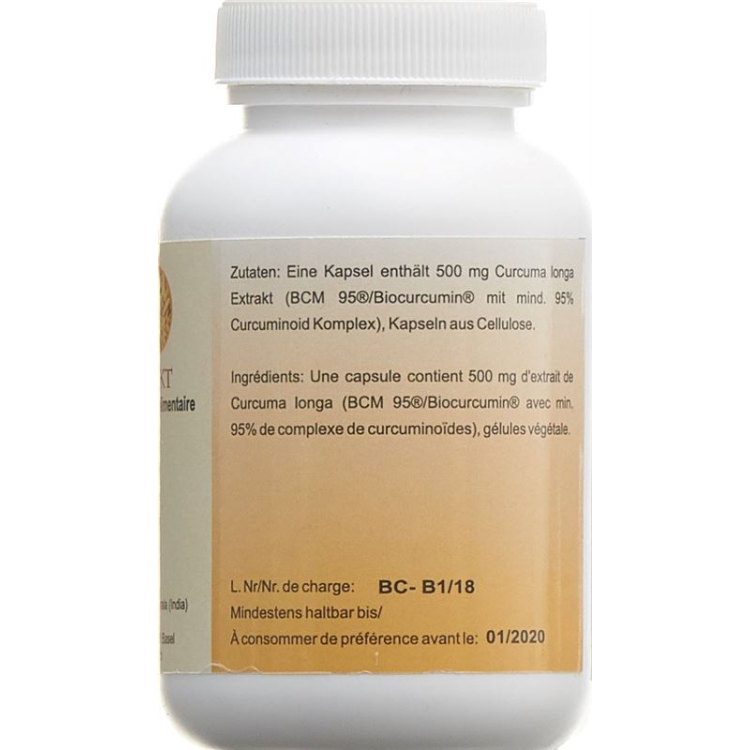 HOLISTIC MED Curcuma-Extrakt 500 mg 베지캡