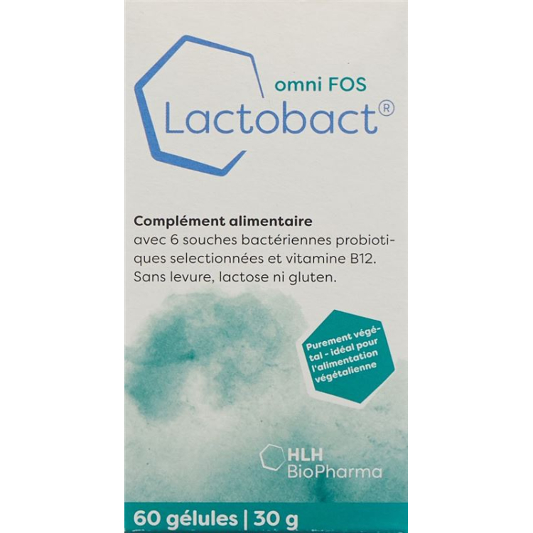 Lactobact omni FOS Kaps Ds 300 pcs