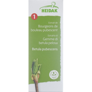 HEIDAK Bud downy birch Betula pub Glycerine Maceration Bottle 30 ml