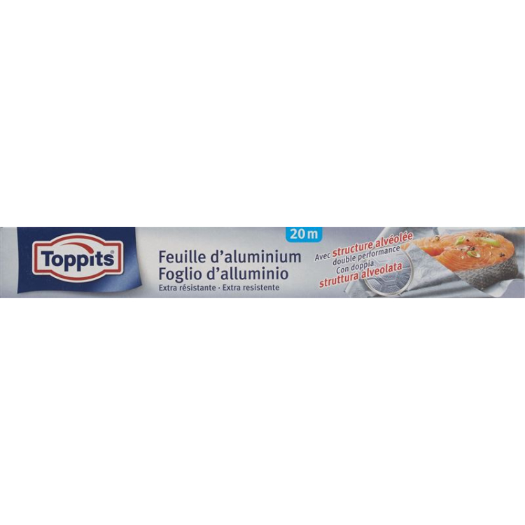 Feuille d'aluminium Toppits 29,5cmx20m