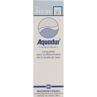 Aquadur ջրի կարծրության ստուգման ձողիկներ 0°d-25°d 100 հատ