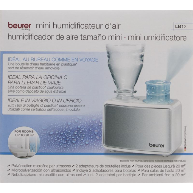 Mini humidificateur à ultrasons Beurer LB 12