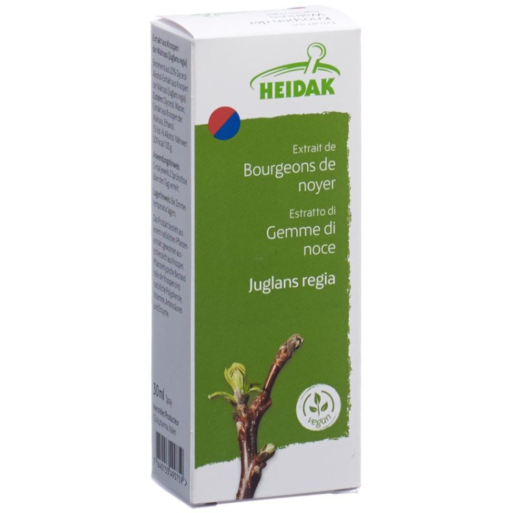 HEIDAK bud walnut Juglans glycerol maceration Fl 500 ml