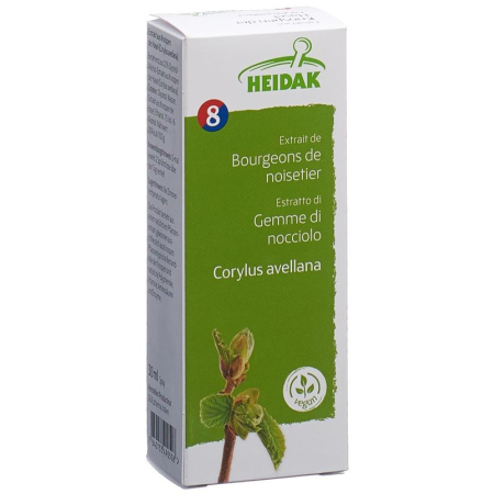 HEIDAK bud hazel Corylus avel glycerol maceration Fl 500 ml