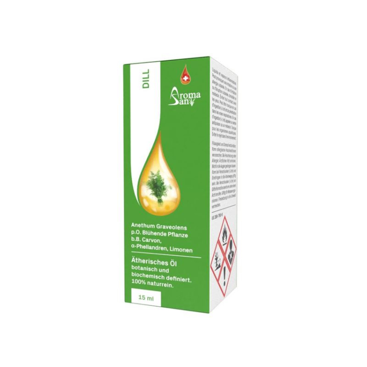 Aromasan aneth herbes éther/huile en boîte 15 ml