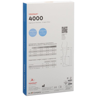 VENOSAN 4001 A-D KKL1 XL corto abierto negro 1 par