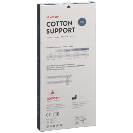 Venosan COTTON SUPPORT Socks A-D M olive 1 pair