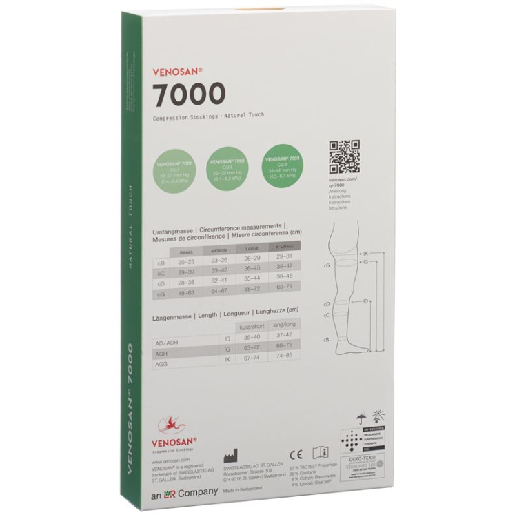 VENOSAN 7003 A-D KKL3 M کات کوتاه بژ 1 جفت