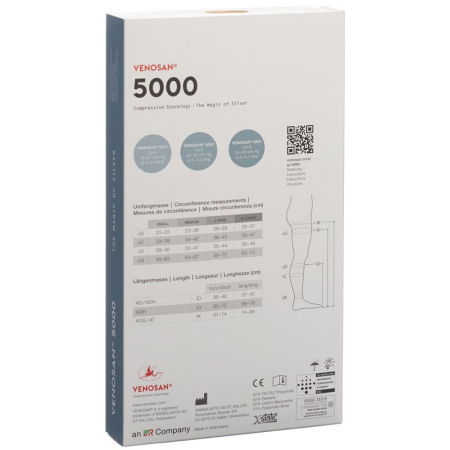 VENOSAN 5001 A-GHS KKL1 L short cut mexi 1 пара