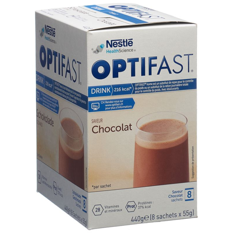 Optifast drink chocolate 8 Battalion 55 g