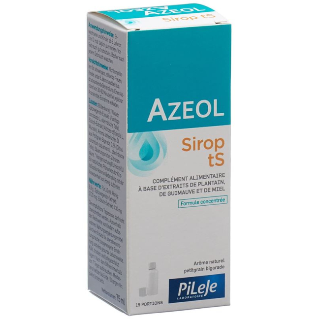 AZEOL tS Sirup nat Petitgrain Bigarade Aroma - Natural Syrup for a Healthy Digestive System