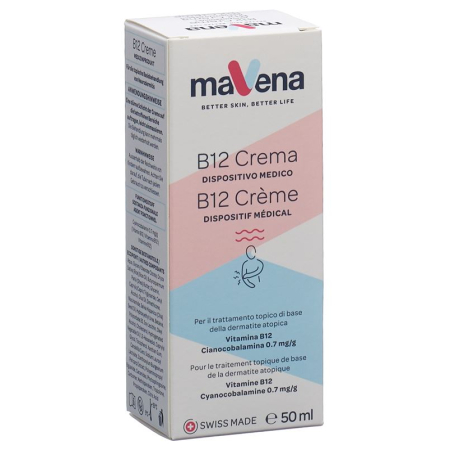 Mavena B12 Cream - Swiss Dermatological Body Care & Cosmetics