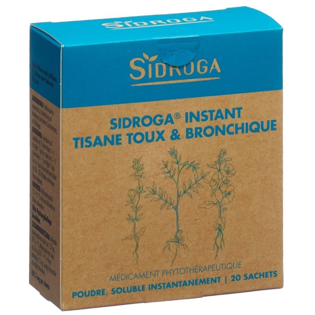 Sidroga მომენტალური ხველა და ბრონქული ჩაის პაკეტი 20 ც