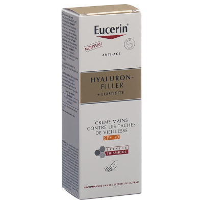 Eucerin hyaluron-filler + elasticitet handpflege tube 75 ml