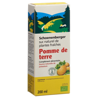 Schoenenberger Kartoffel naturel Frischpflanzensaft Bio Fl 200 ml