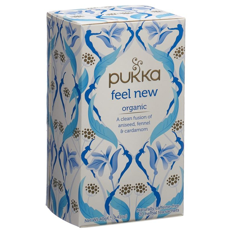 Pukka Feel New Thé bio français Btl 20 Stk