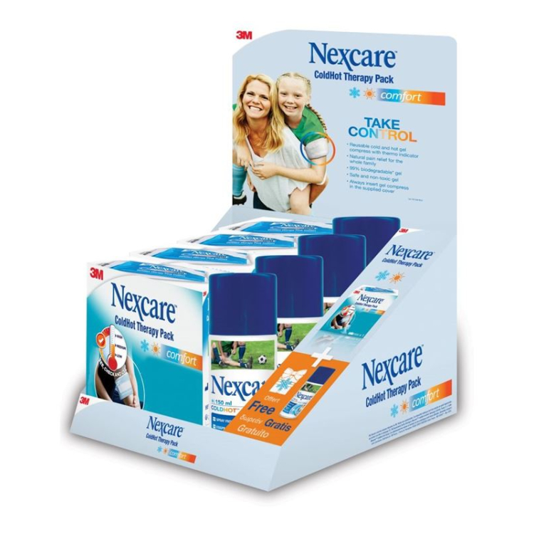 3M NEXCARE ColdHot Promo CDU Disp 12 Com+Spray/набор