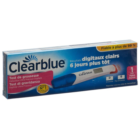 Clearblue Ultra Schwangerschaftstest früh digital
