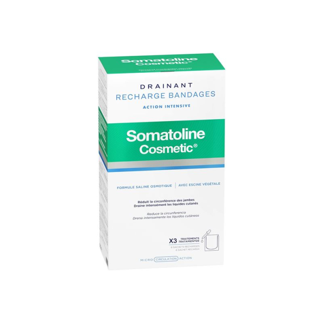 Somatoline Nachfüll-Kit für Binden Yedek Serum 6 x 70 ml