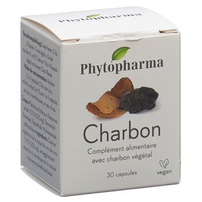 Phytopharma Charcoal Kaps can 30 pcs