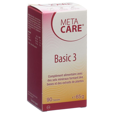 Metacare basic 3 kaps can 90 stk