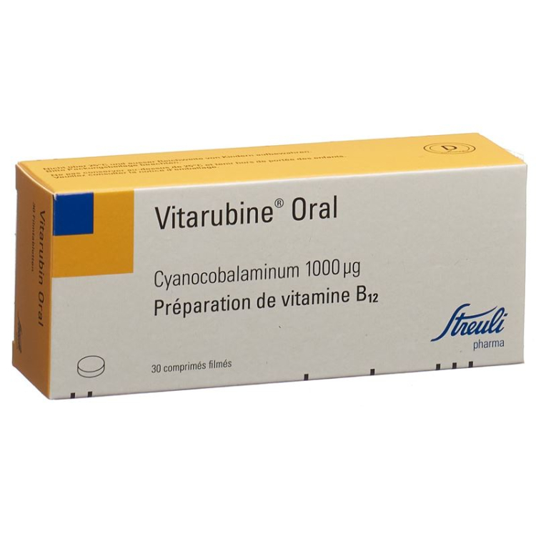 Vitarubin Oral film-coated tabletse 1000 mcg 100 Stk