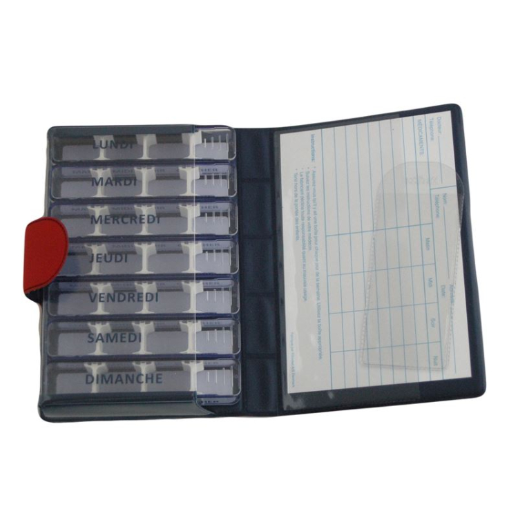 Medidos Soft touch Medi Box rood/navy frans