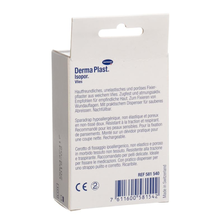 DERMAPLAST ISOPOR Fixierpfl 2,5смx10м vl hf