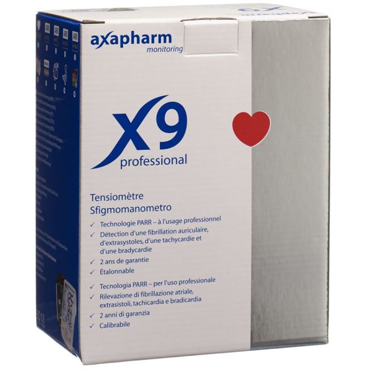 Axapharm X9 professional upper arm blood pressure monitor