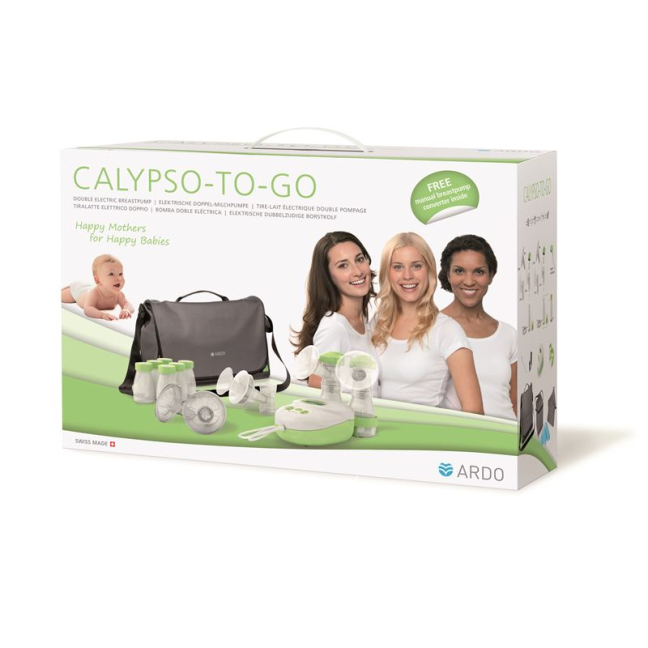 Ardo CALYPSO-TO-GO elektrisk dobbel brystpumpe for på farten