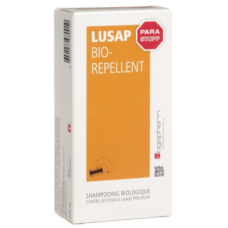 Parastopp Lusap Shampoo Bio-Reppelent 125 ml