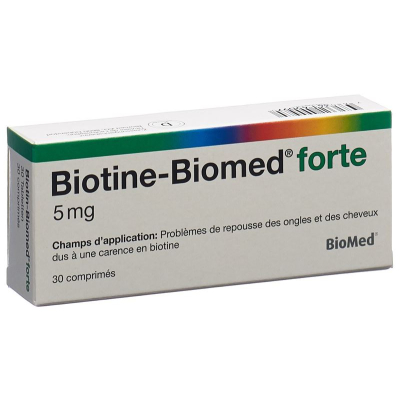 BIOTIN Biomed Forte tablets 5 មីលីក្រាម