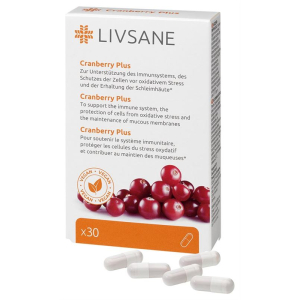 Livsane Cranberry Plus Capsules 30 pièces