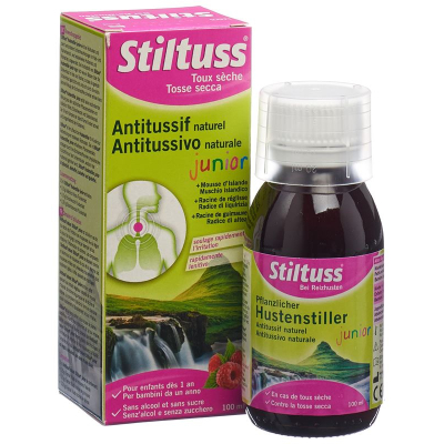 Stiltuss Pflanzlicher Hustenstiller Sirup Junior Fl 100 ml