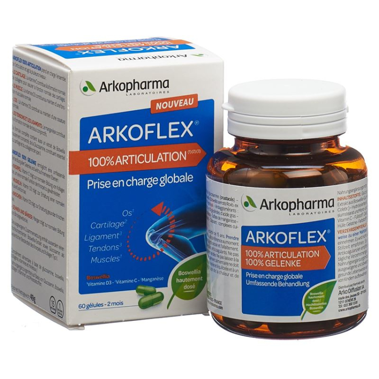 Arkoflex 100% Gelenke Kaps Ds 60 Stk