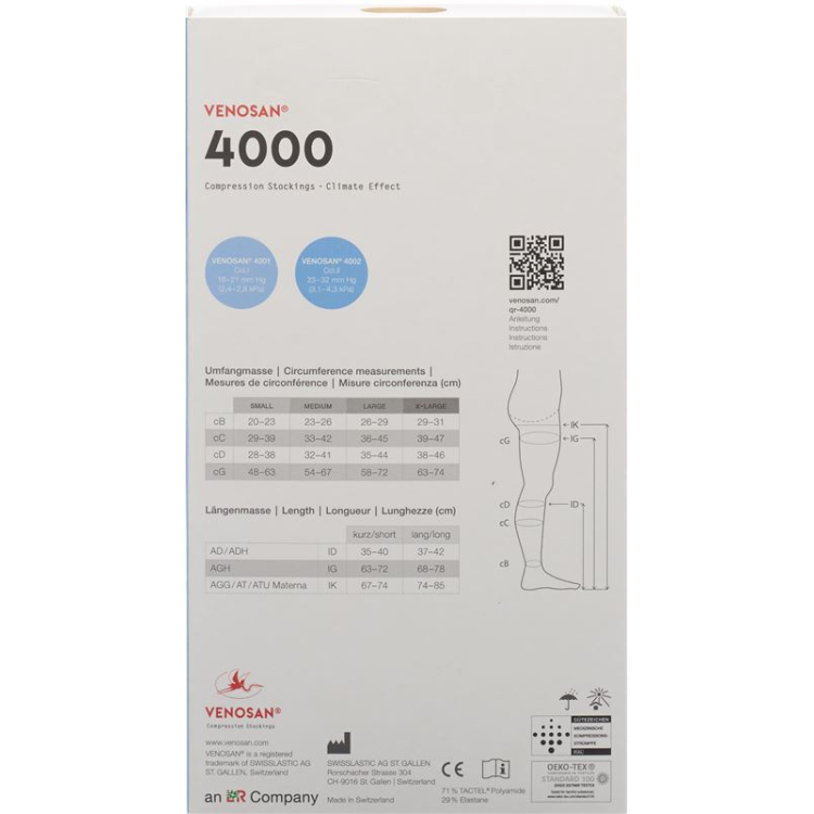 Venosan 4001 A-DH KKL1 M بلند بسته مکزیک 1 جفت