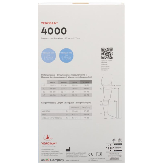 VENOSAN 4001 A-DH KKL1 M long cut marocco 1 пара