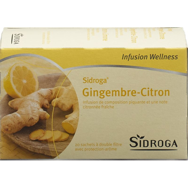 Sidroga Thé Gingembre 20 Sachets