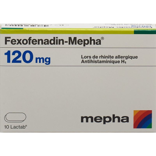 Fexofenadine-Mepha Lactab 120 mg 10 pcs