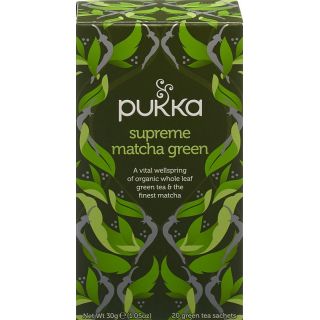 Pukka Thé Vert Matcha Suprême Thé beg organik 20 pcs