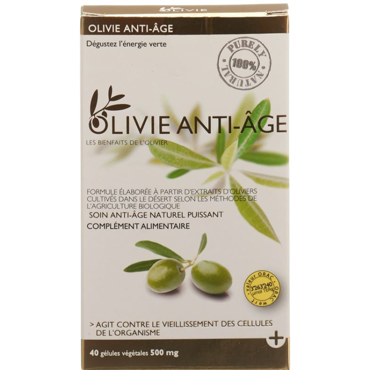 OLIVIE anti-aging 500 mg gélules végétale 40 pcs