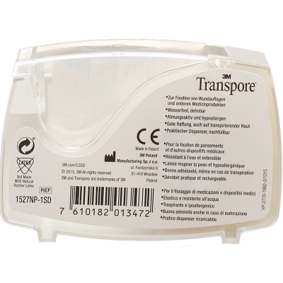 3M TRANSPORE adhesive plaster 5mx25mm