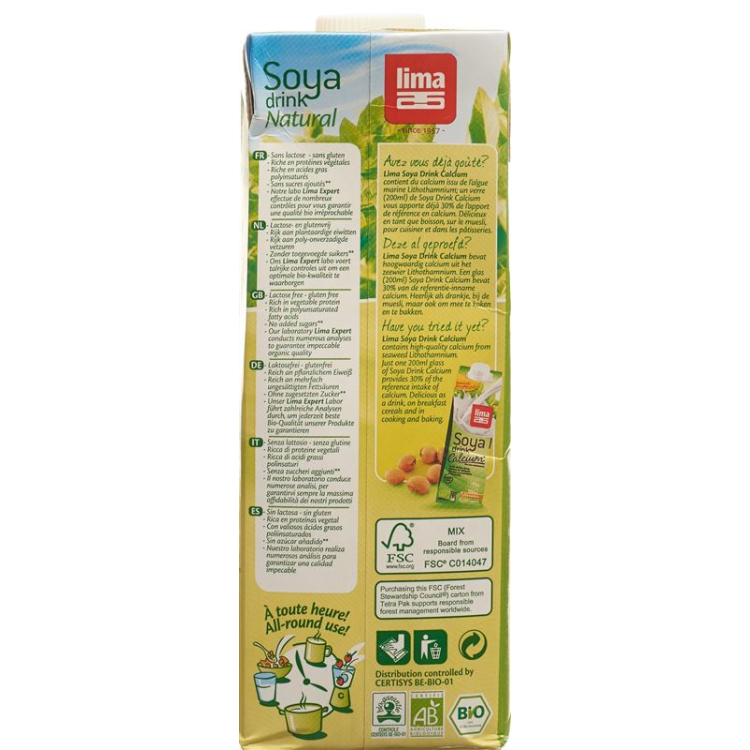 Lima Soya Drikk Tetra 1 lt