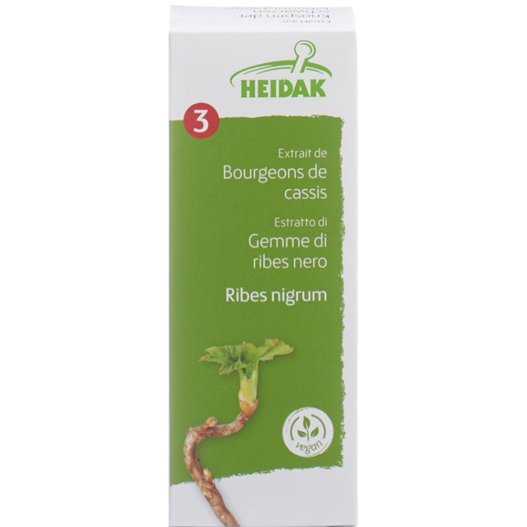 HEIDAK bud currant Ribes nig glycerol maceration Fl 500 ml