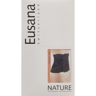 Θερμαντήρας νεφρών Eusana με κούμπωμα Velcro L μαύρο