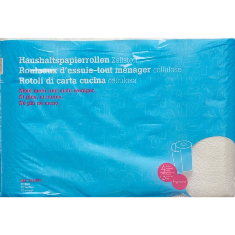 Rouleaux de ménage drôles cellulose 3 plis 32 pcs