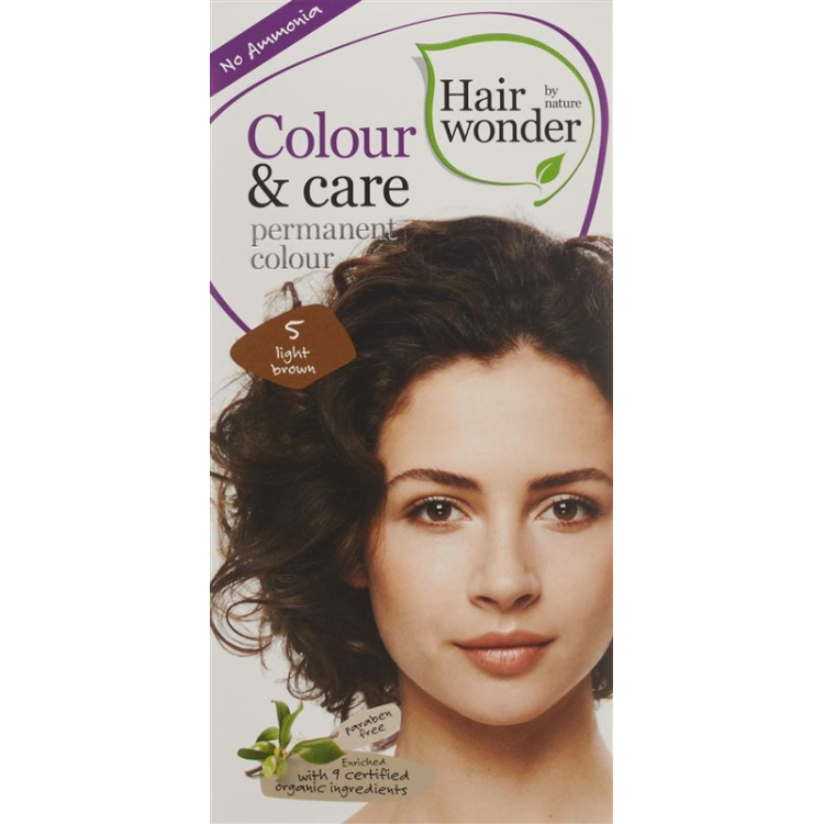 Henna Hair Wonder Color & Care 5 šviesiai ruda