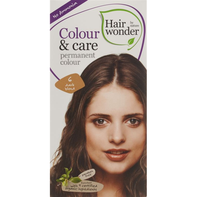 HENNA Hairwonder Color & Care 6 темно-русявий