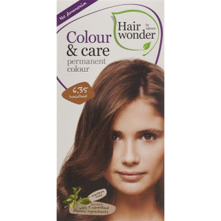 HENNA Hairwonder Color & Care 6,35 hasselnød