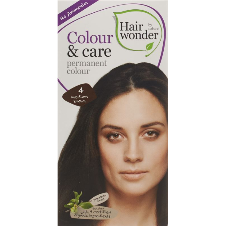 HENNÈ Hair Wonder Color & Care 4 marrone